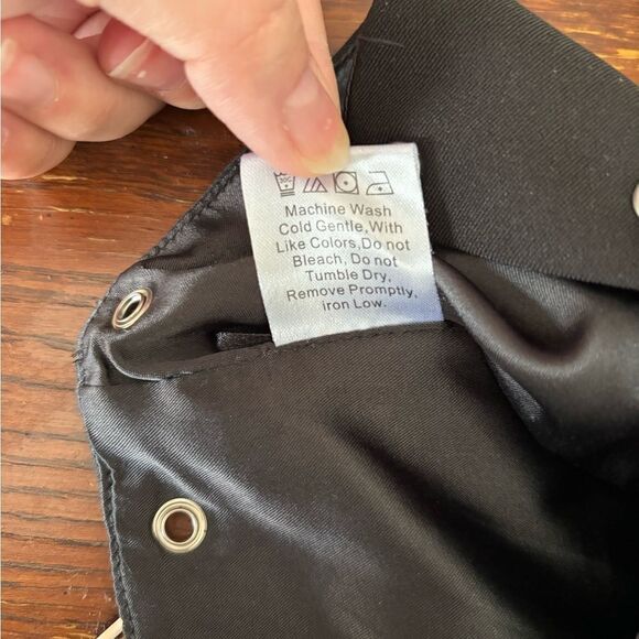 Princess Polly black lace up corset style crop top size 6 - Picture 6 of 15